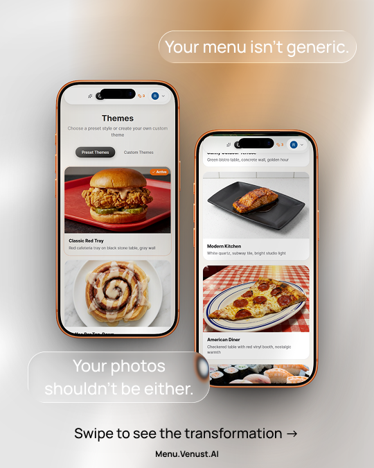 Menu.Venust.AI - Slide 1