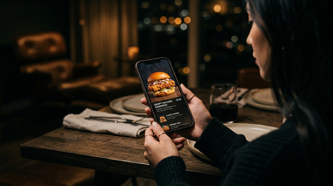 Premium restaurant marketing creative for GTA delivery apps